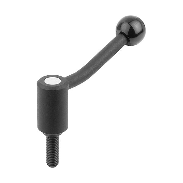 Adjustable Tension Levers, with external thread, inch, 20 Degree